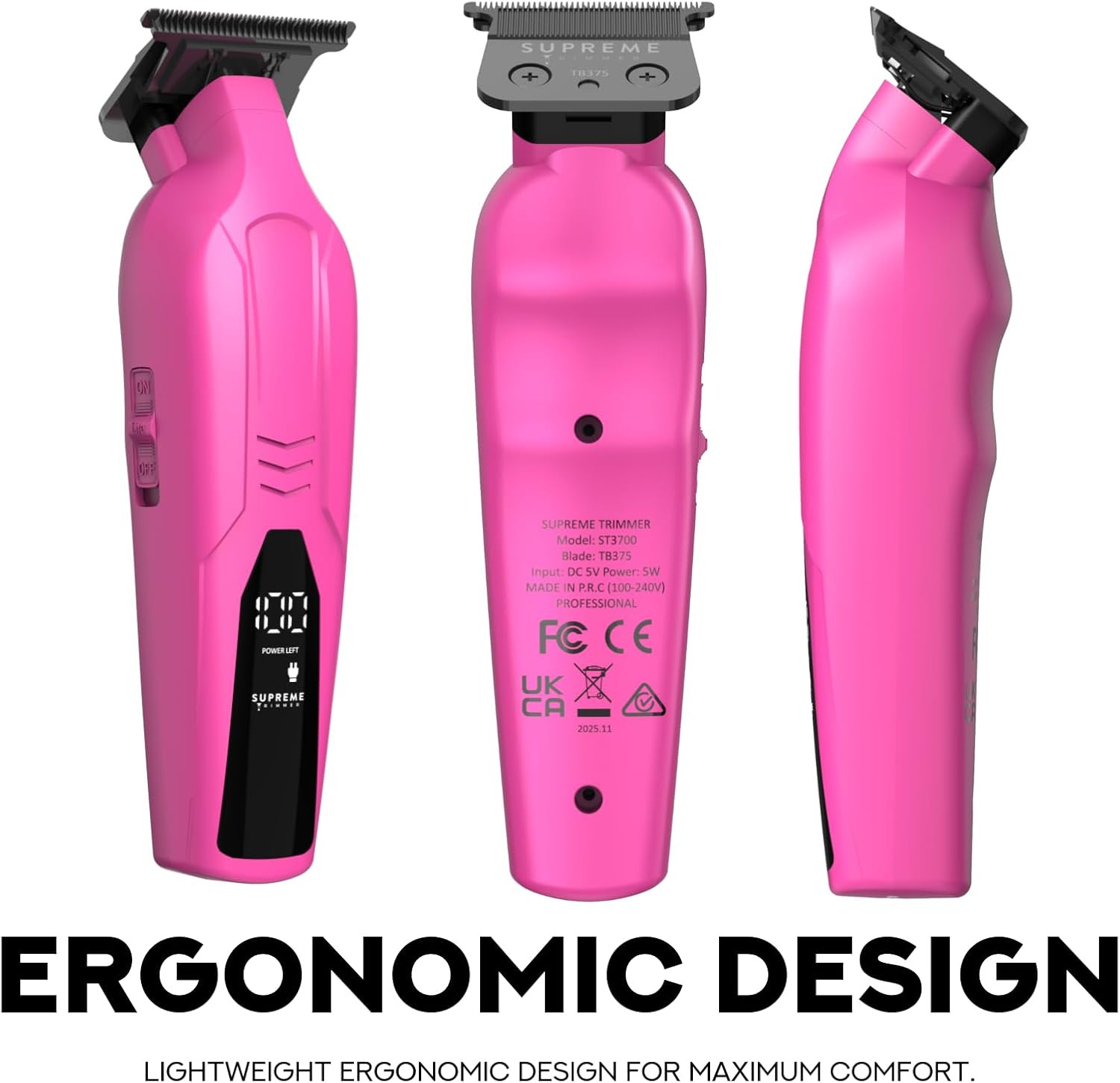 Vader Lite ST3700 Professional Barber Trimmer – Ultra Sharp Zero Gap DLC T-Blade