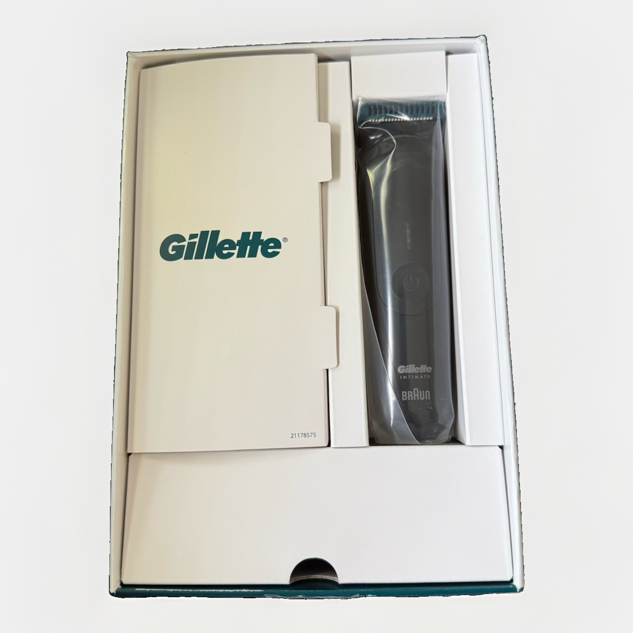 Gillette Intimate i7 Men’s Premium Body & Pubic Hair Trimmer w/ Razor BRAND NEW