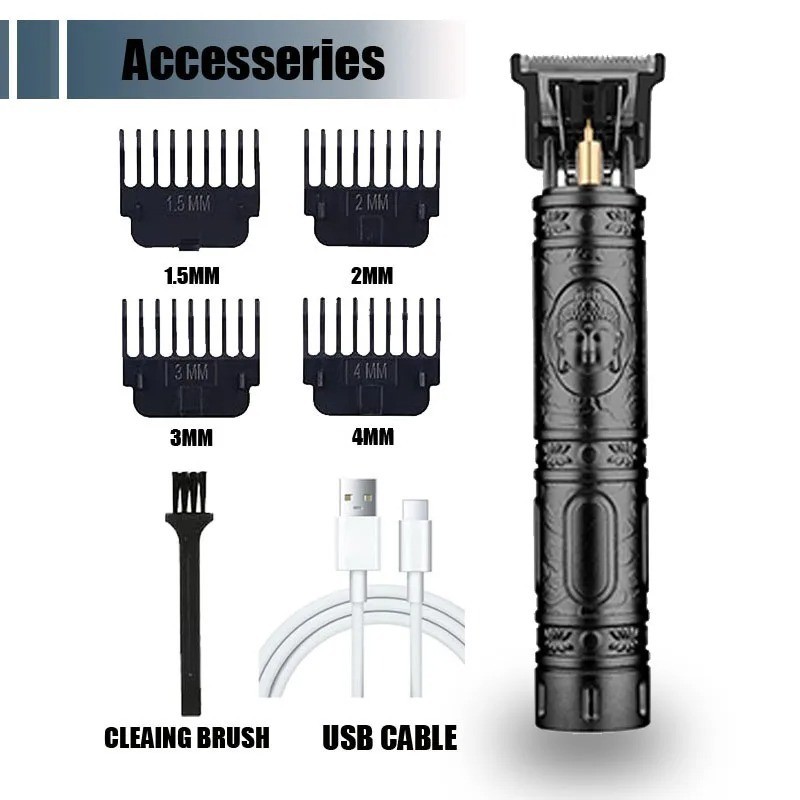 Professional Hair Clippers Trimmer Cutting Beard Cordless Barber Shaving Machine