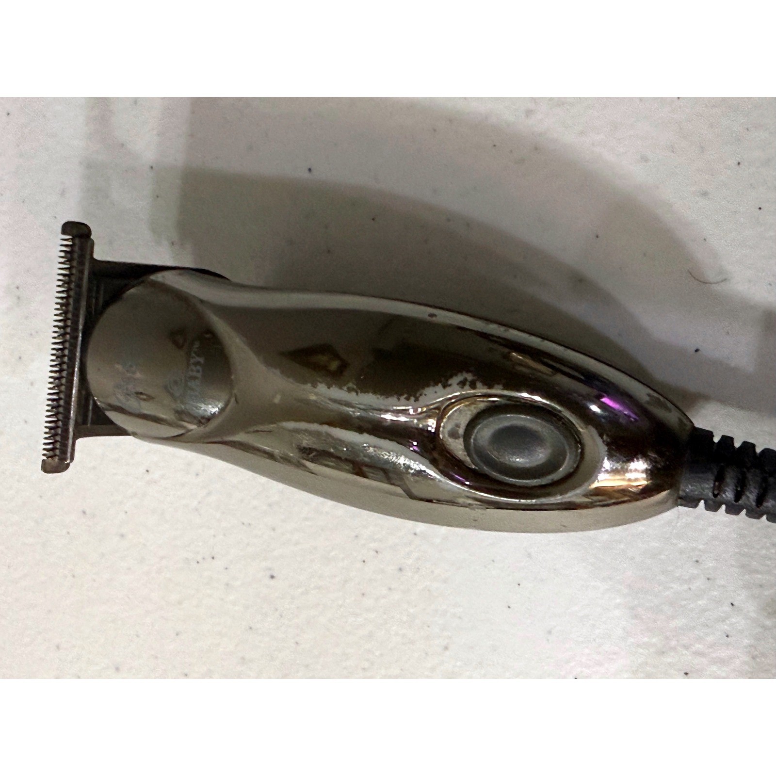 Oster Baby T-Finish Hair Trimmer Corded Professional Detailer Chrome Black