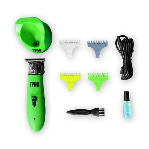 Cordless Rechargeable Beard Trimmer & Hair Clippers for Men, T-Blade Edgers