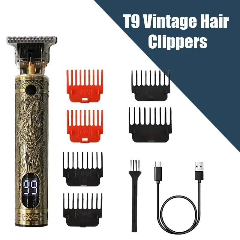 Professional Hair Clippers Trimmer Cutting Beard Cordless Barber Shaving Machine