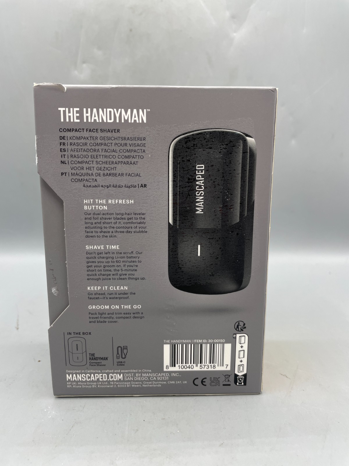 MANSCAPED The Handyman Compact Face Shaver – Open Box – Great Condition