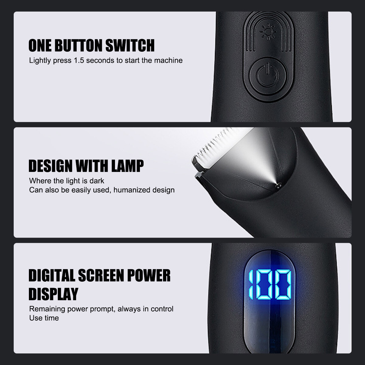 Manscape Ball Trimmer Body Hair Trimmer for Men’s Pubic Hair Trimmer Ball Shaver