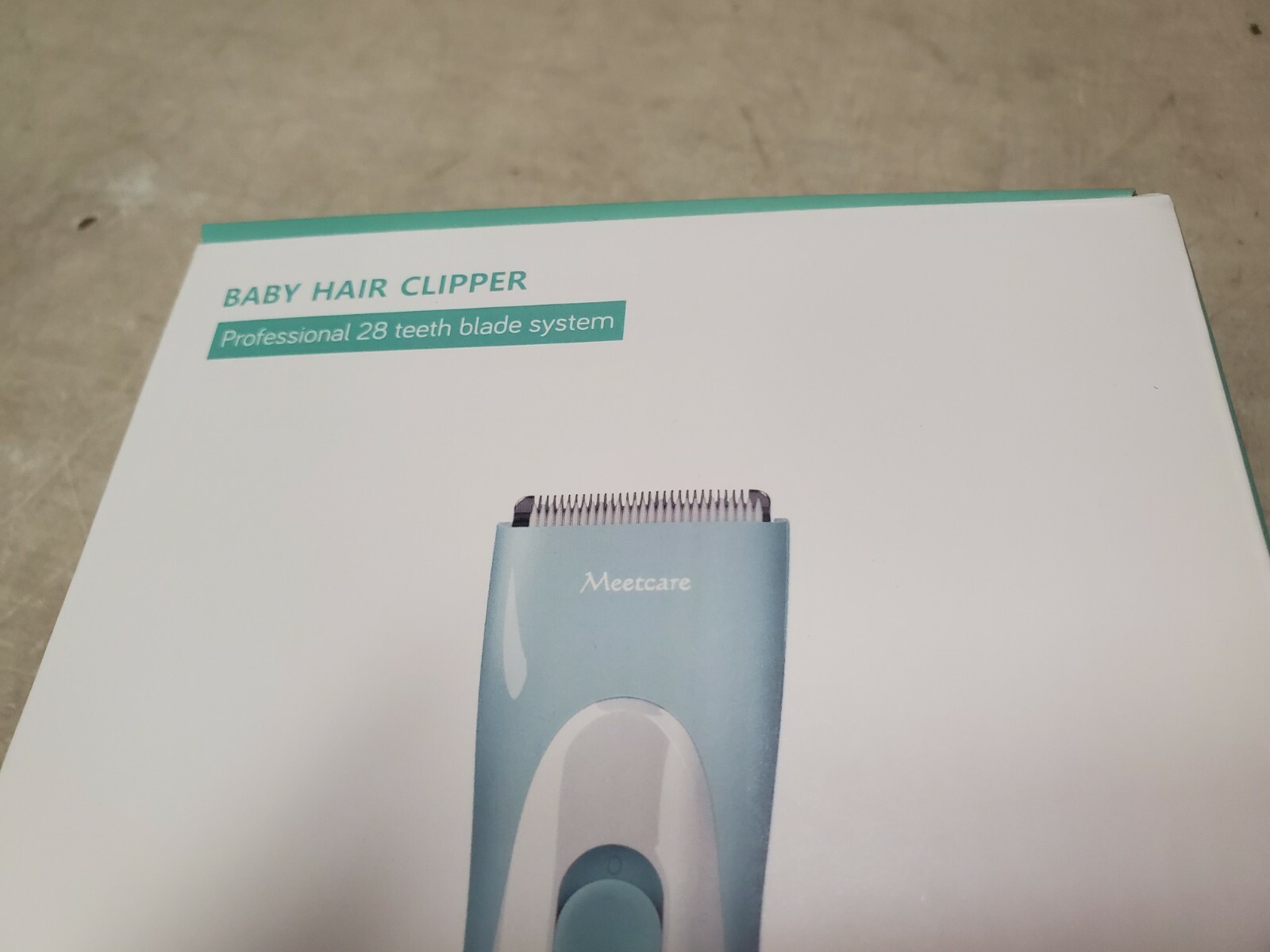 Meetcare Baby Hair Clippers Ceramic Blade Electric Kids Hair Trimmer 2.0 IPX7