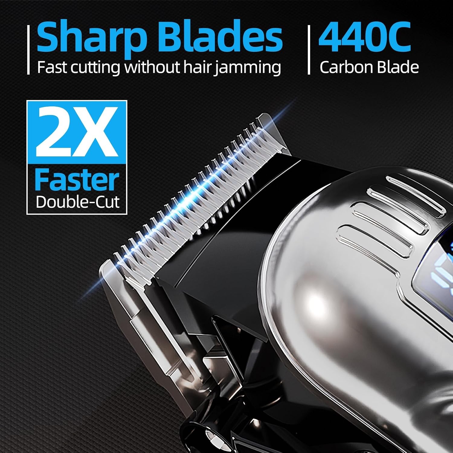 Low Noise LED Cordless Hair Clipper Grooming Kit For Men Women