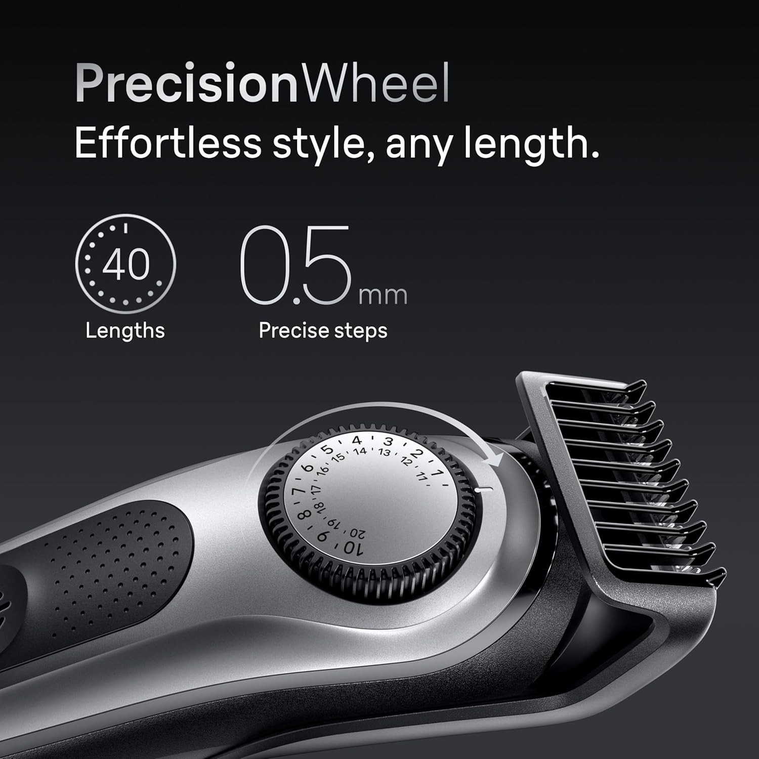 Braun Series 7 7410 All-in-One Trimmer 8-in-1 Beard Body Hair Clipper Kit