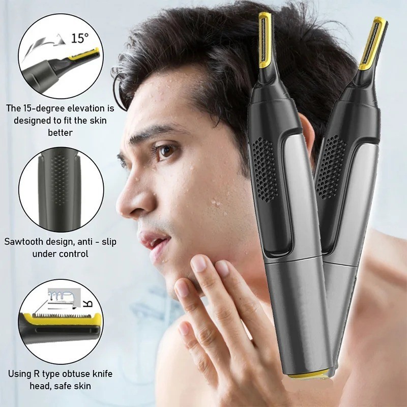Waterproof Electric Nose & Ear Hair Trimmer for Men – USA