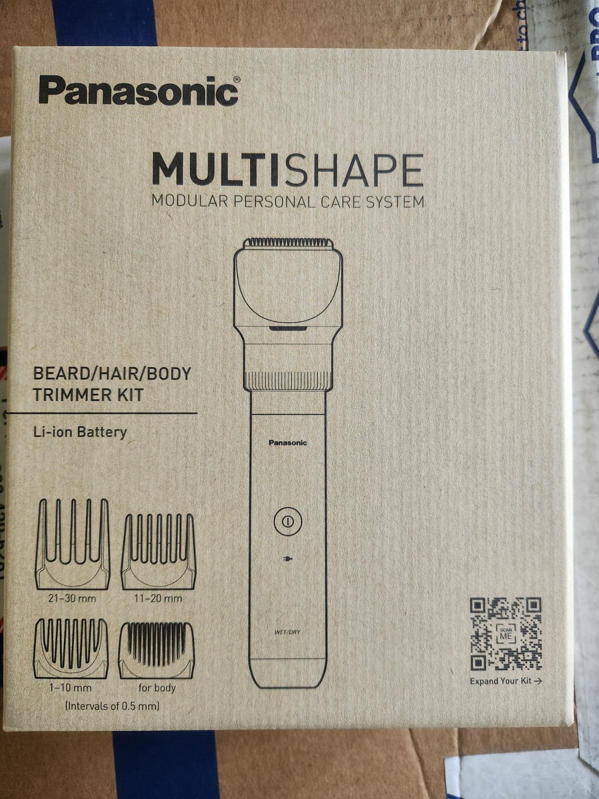 New Sealed Panasonic MultiShape Lithium Ion Version Beard/hair/body Trimmer Kit