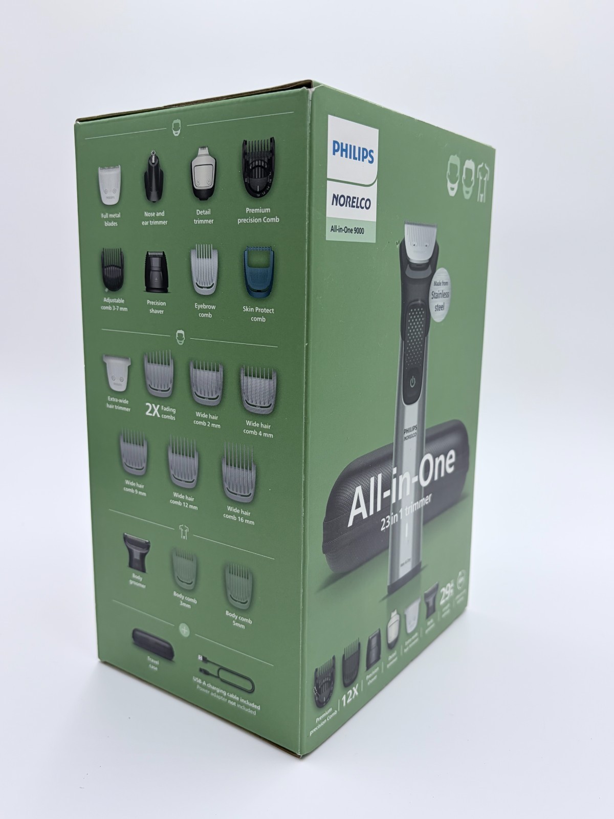 New Philips Norelco 9000 Series All-in-One Trimmer MG9575/49 23-Piece Kit – NEW