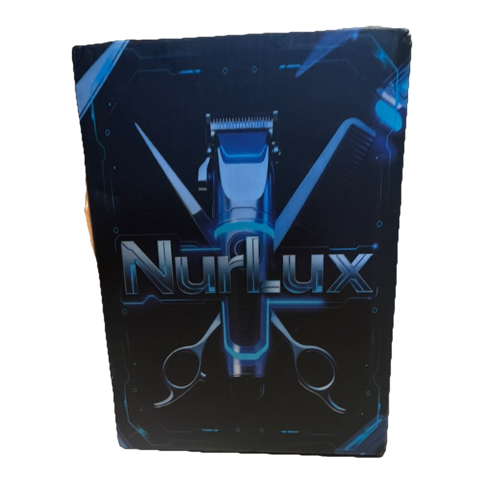 NurLux Rechargeable Cordless Haircutting Kit Head/Beard Black Guards #1-5