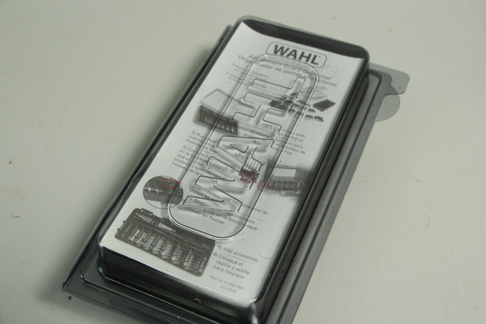 Wahl PPL Black Silver Clipper Lithium Ion Cordless Haircutting & Trimming Kit