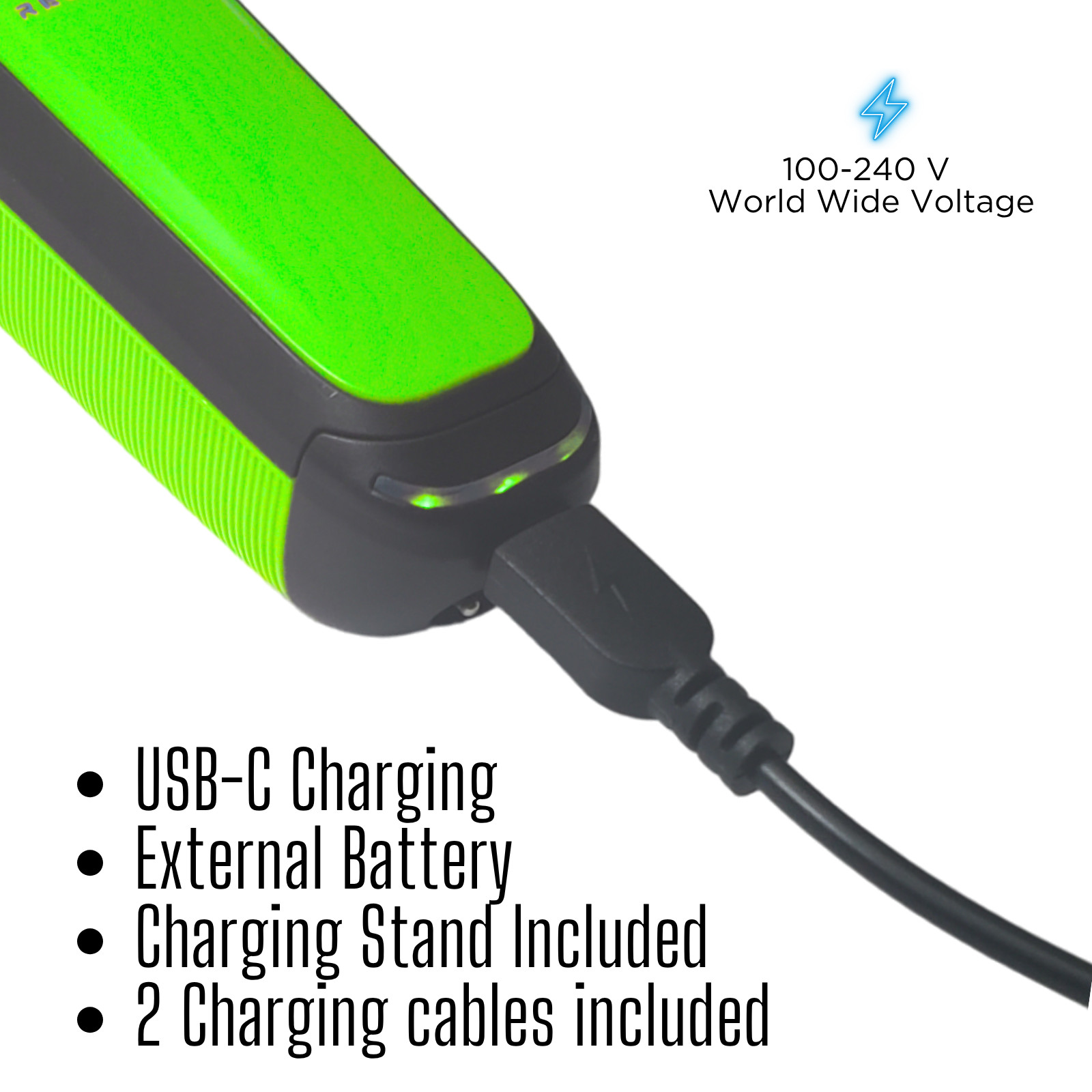 Product image Supreme Trimmer Recharge Clipper w/ DLC Taper Blade STC779 | Green