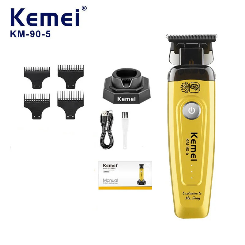 Professional Brushless Motor Hair Clippers 11500RPM Cordless Barber Electric Hai