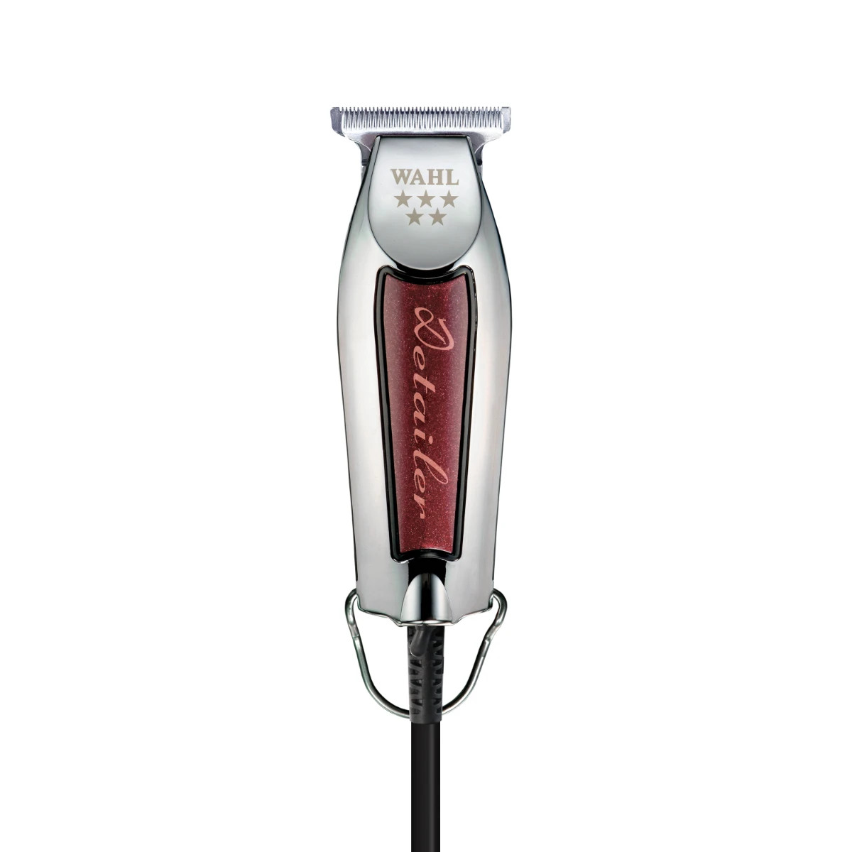 Wahl 5 Star Detailer Trimmer, Burgundy, Adjustable T-Blade, Corded, Rotary Motor