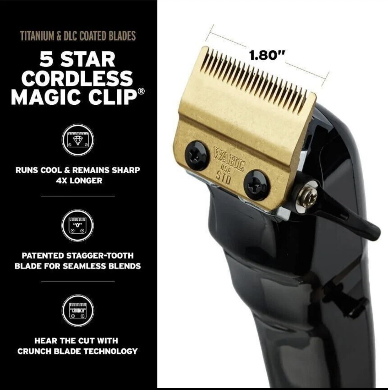 Wahl 3025397 Cordless Barber Combo Premium Clipper & Trimmer Combo NEW