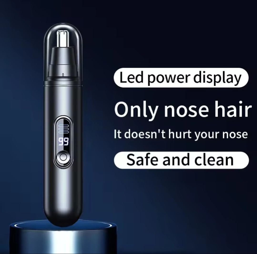 Electric Nose Ear Hair Trimmer Clipper Face Eyebrow Shaver Rechargeable Painless