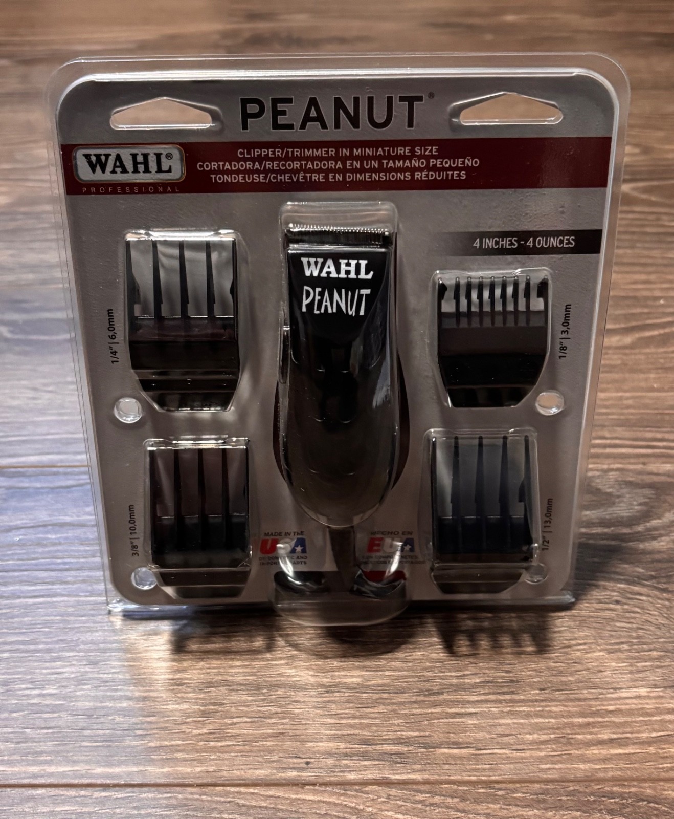 WAHL Professional Peanut – Model # 8655 Black Kit Trimmer Clipper