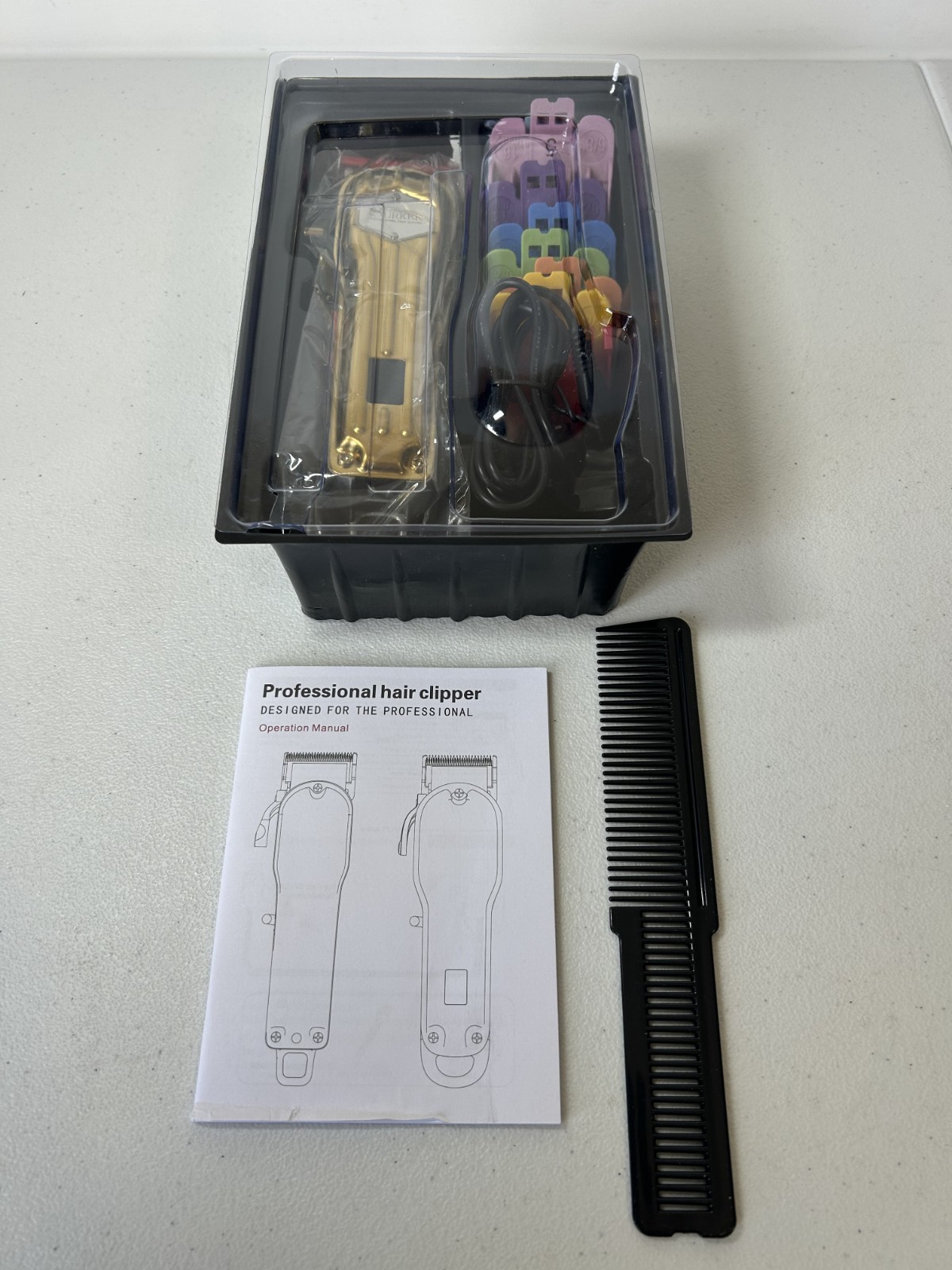 SURKER Cordless LED Hair Clippers For Men Hair Trimmer Beard Trimmer Barber K7S