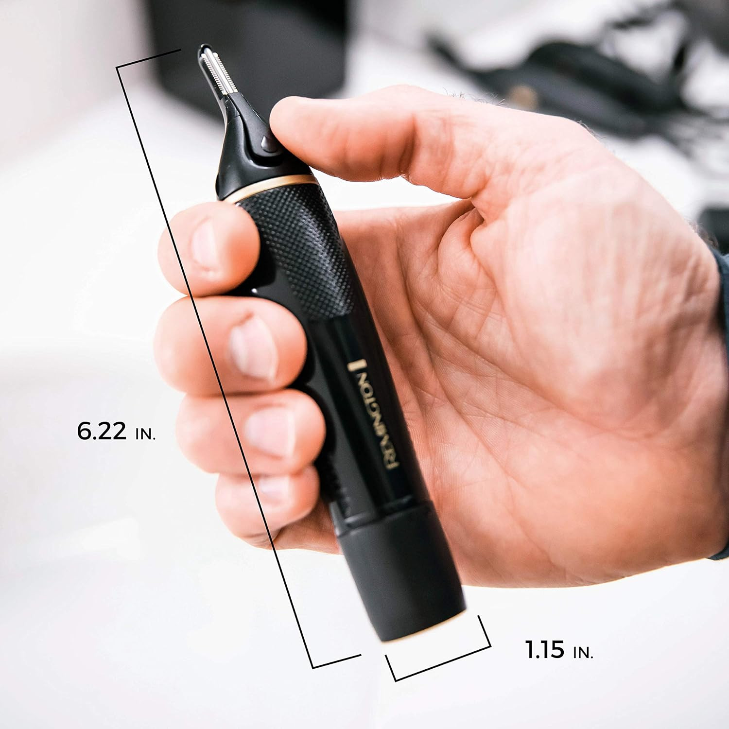 Ultimate Precision Detail Trimmer Black NE3160, Black/Gold, 1 Count