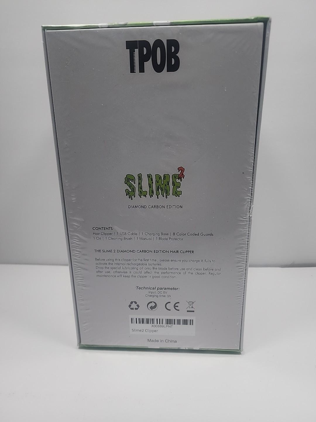 TPOB Slime 2 Barber Hair Clippers for Men 6800 RPM with Matte Green
