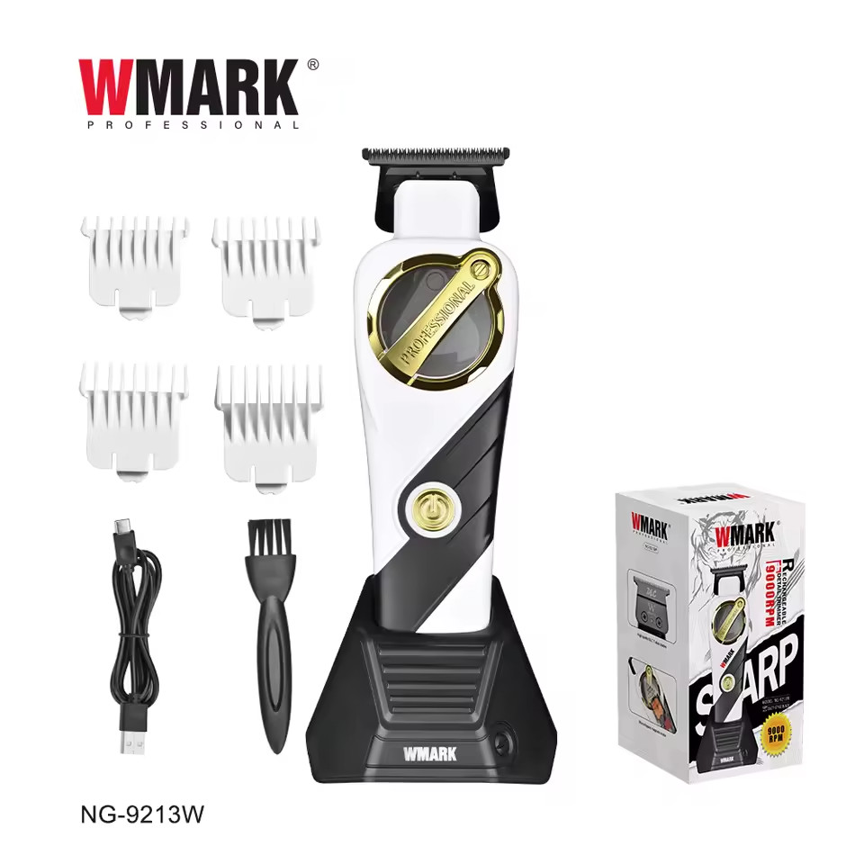 WMARK NG-9213W Maglev Clipper 2025 – DLC Blade, High-Speed Hair Trimmer