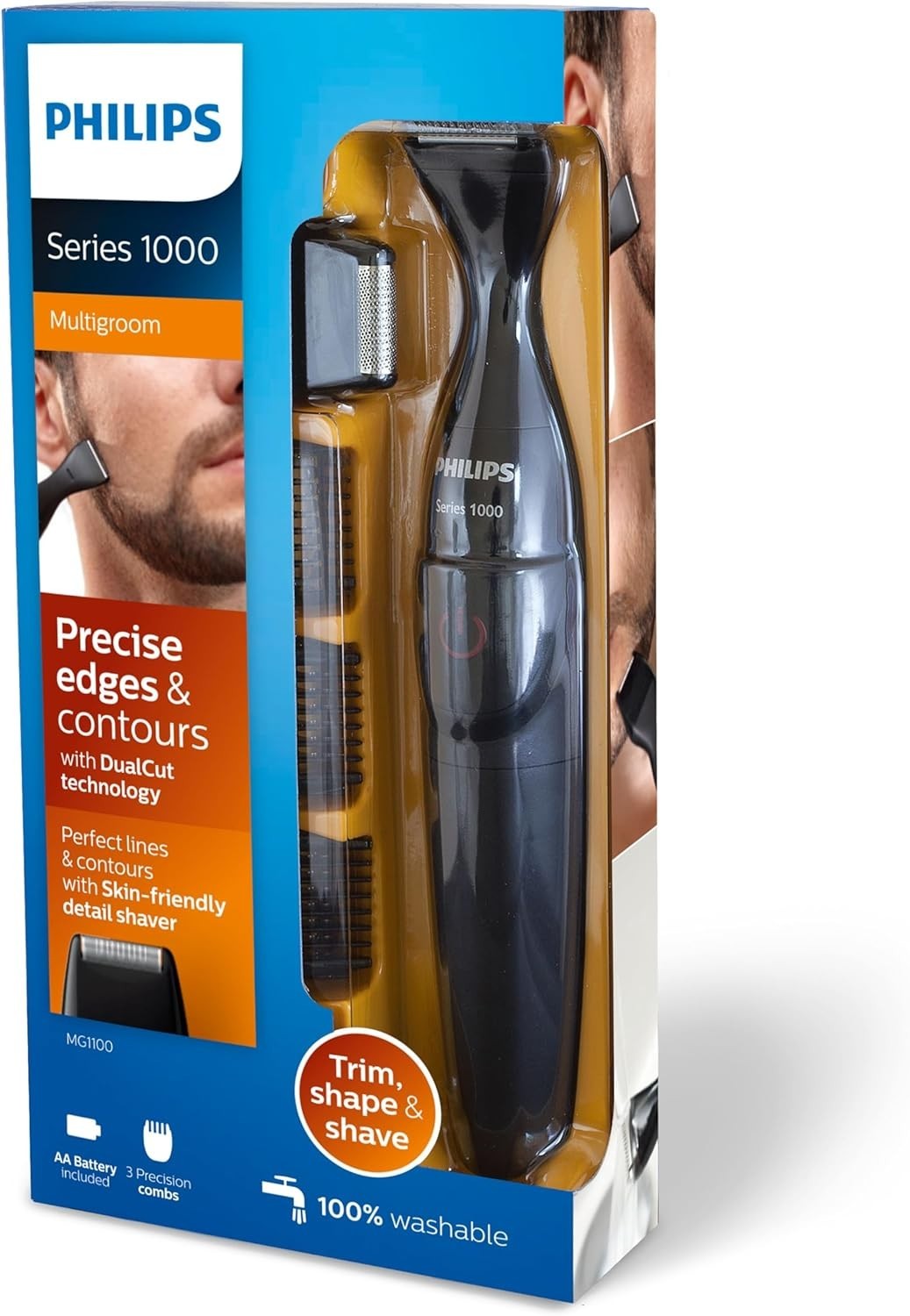 New Philips Multi-Groom Ultra Precise Beard Styler trimmer Groomer PHMG1100/16