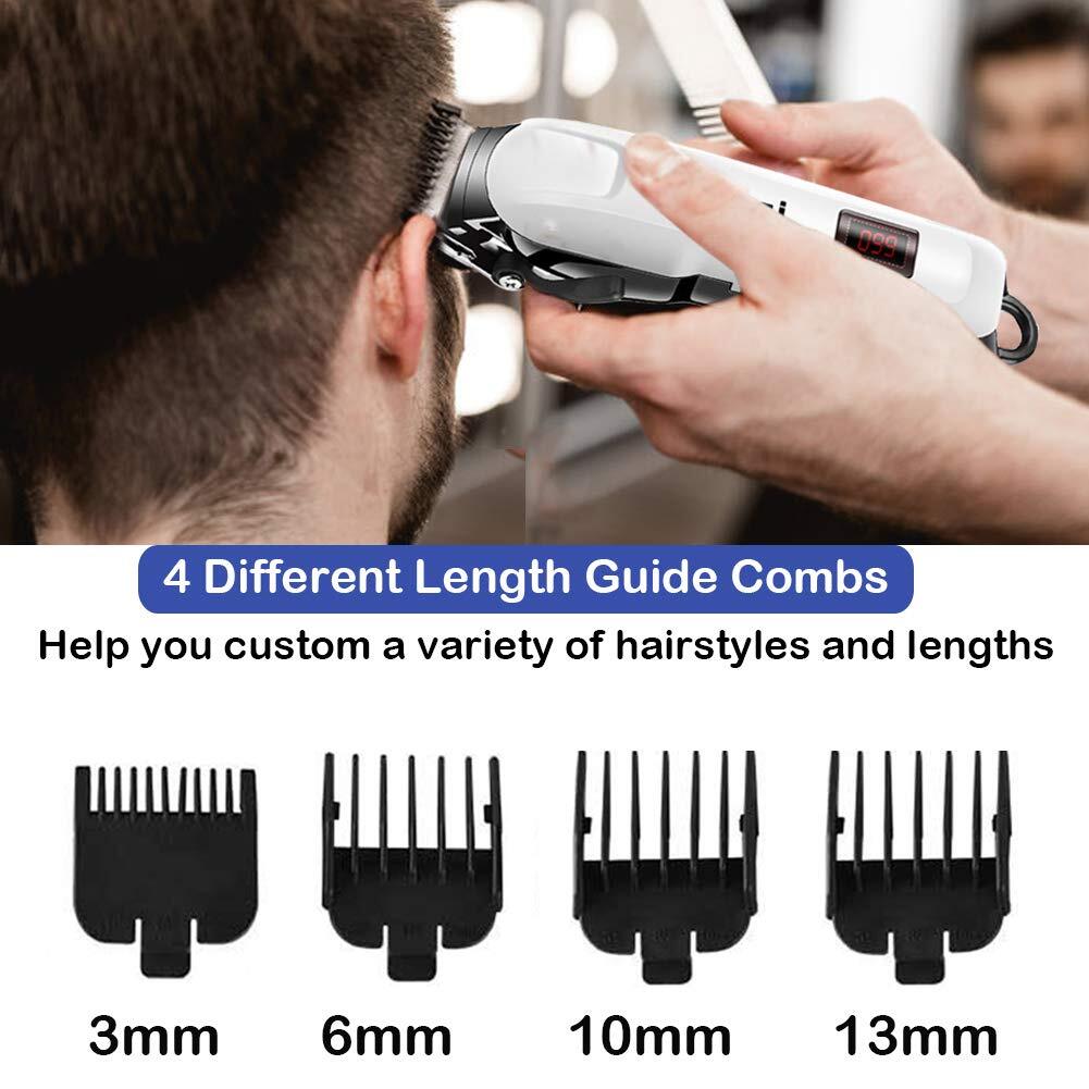 Kemei Professional Hair Clippers Trimmer Kit Men Cutting Machine Barber Salon US