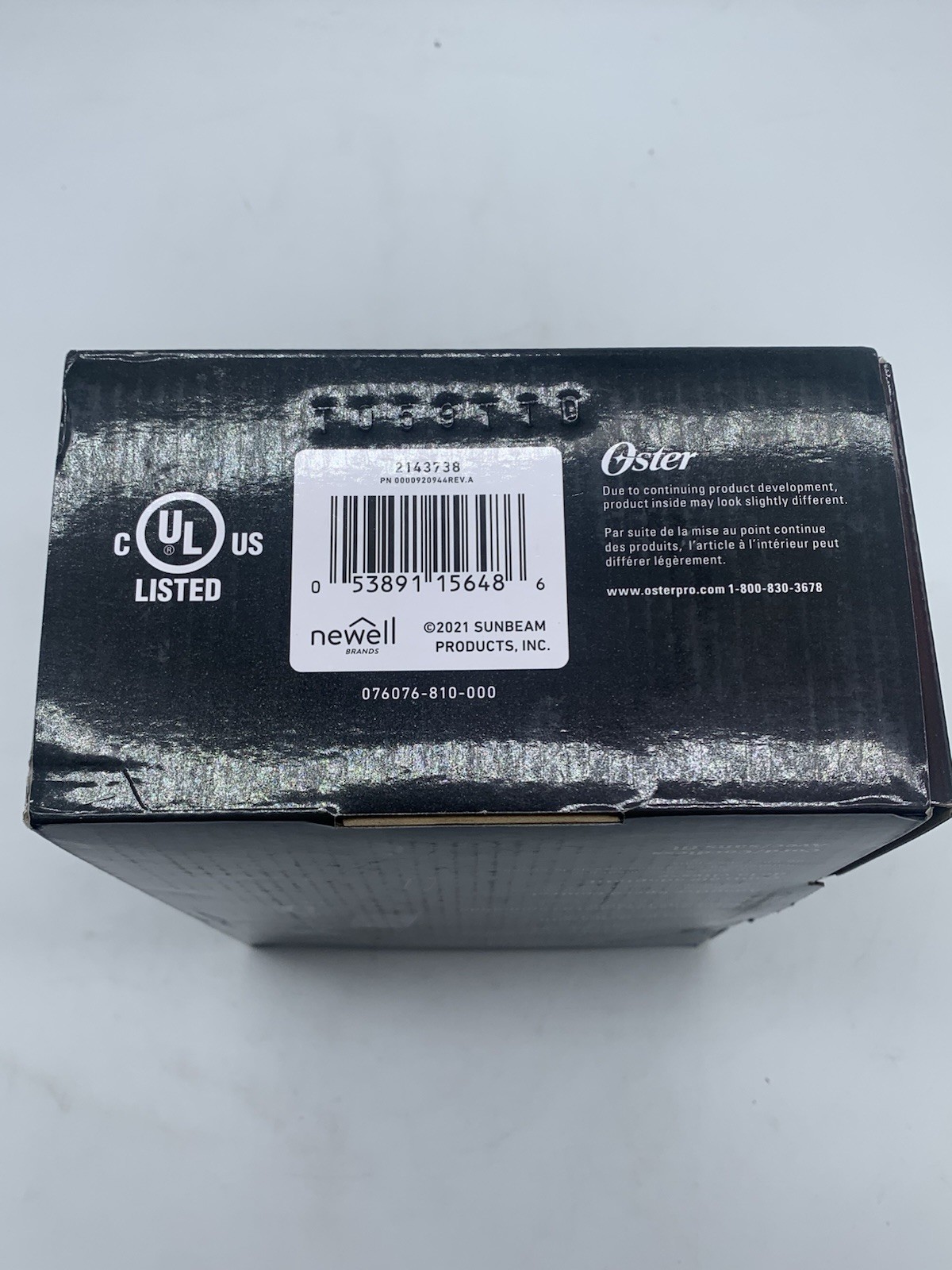 Oster Classic 76 Detachable Blade Cordless Clipper & Blade Black 156486