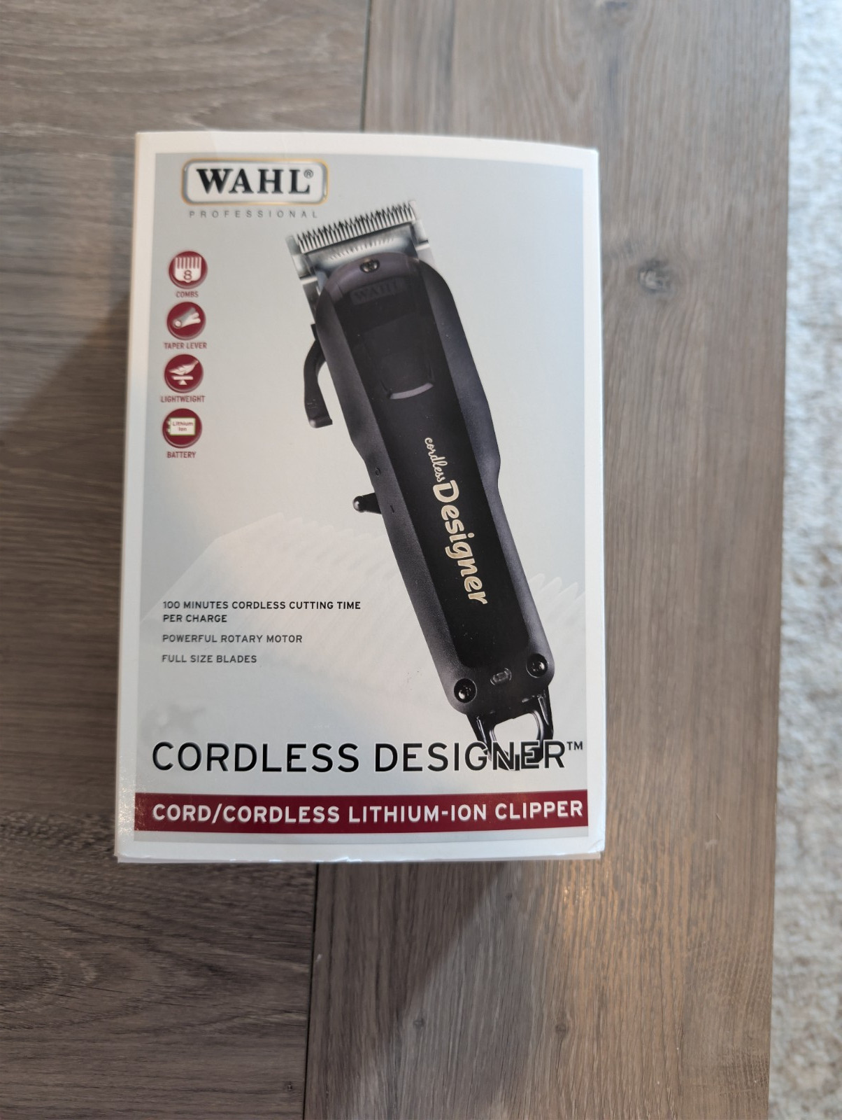 Wahl Cordless Designer Professional Clipper 8591 Accessories & Charger