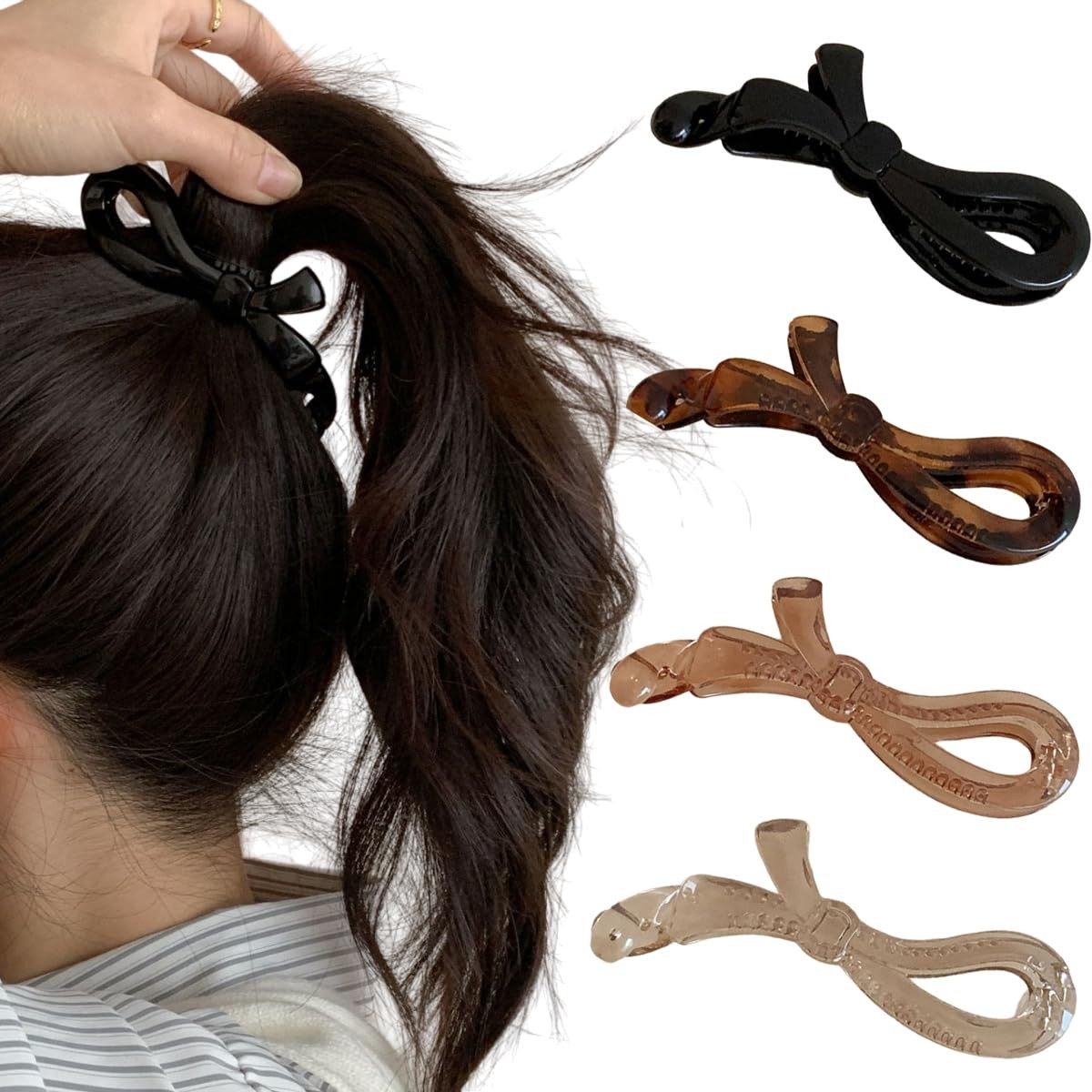 Banana Hair Clips for Thick Strong Hold Ponytail Medium As Picture Show