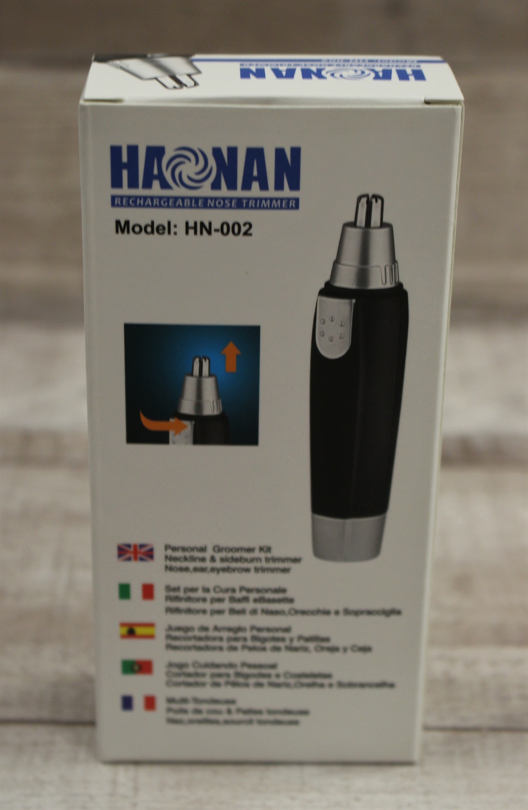 Hanan HN-002 Men’s Battery Powered Nose/Ear Hair Clipper – New