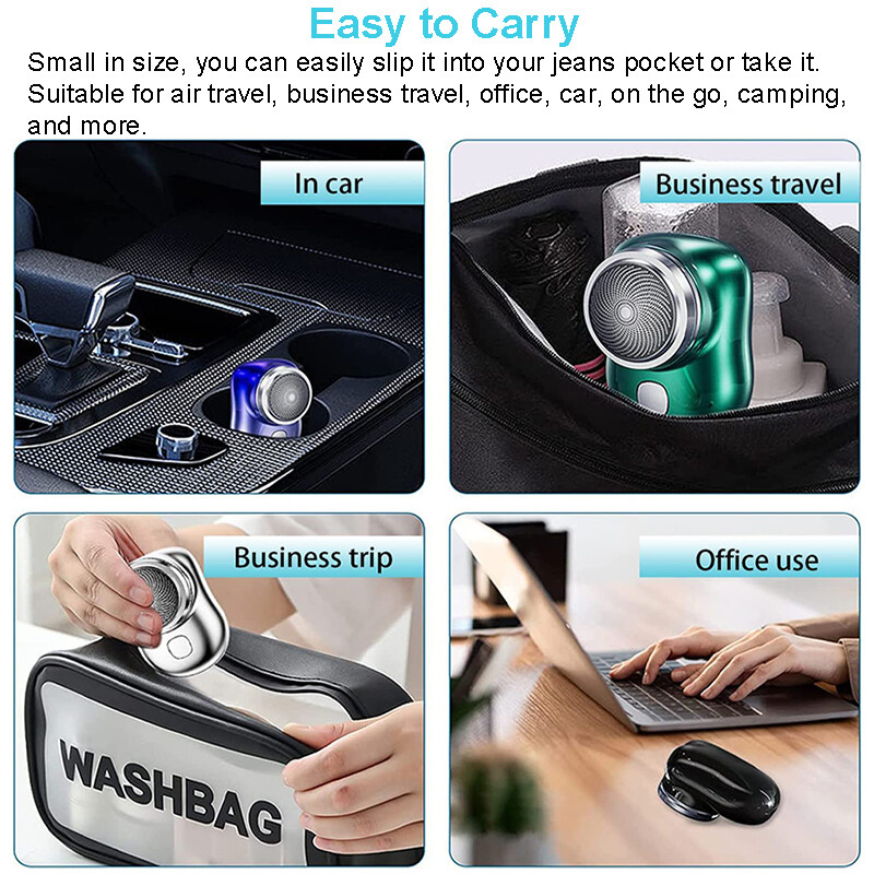 Electric Hair Remover Shavers Bald Head Razor Smooth Skull Cord Cordless Wet Dry