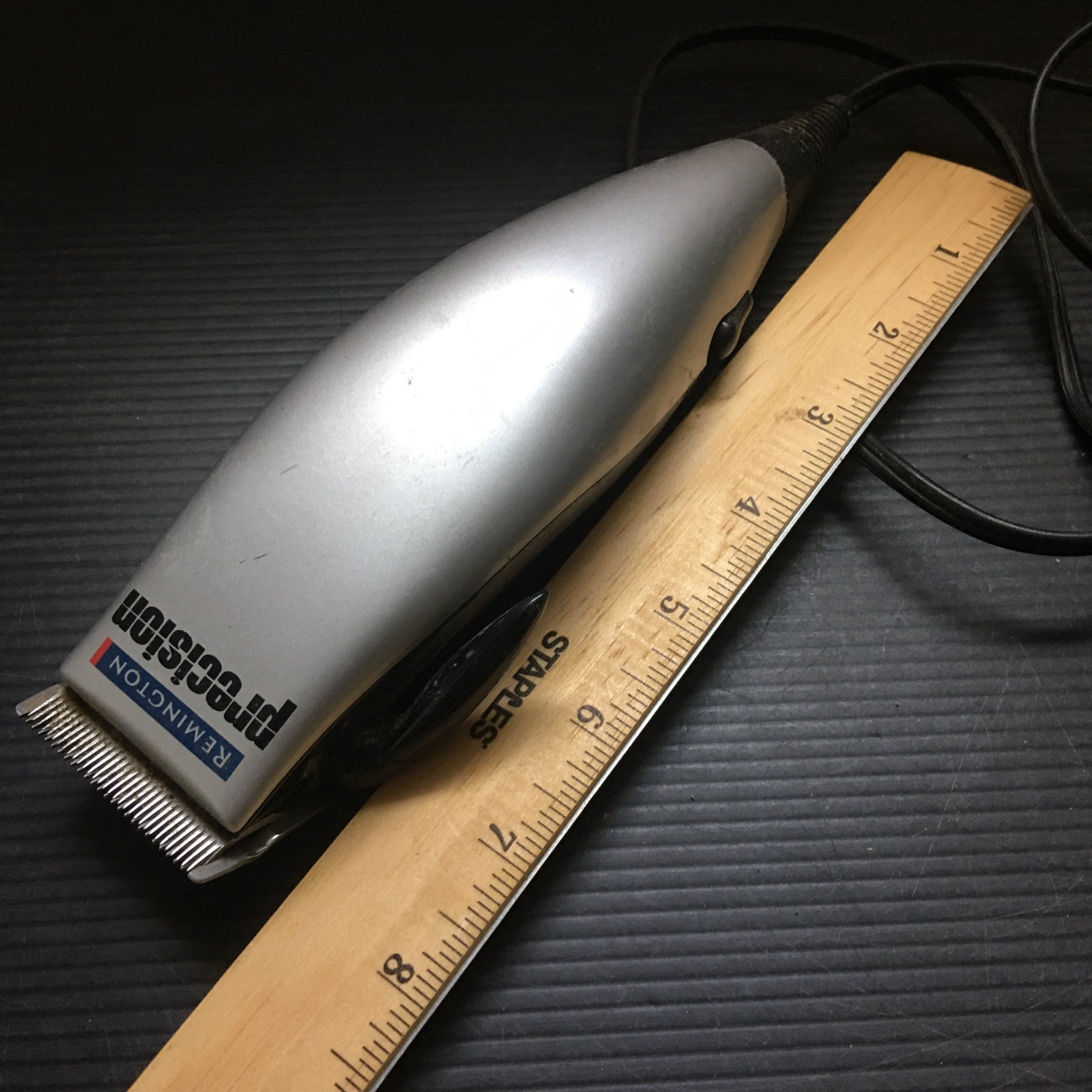 Remington HC-8017 Corded Hair Clipper, 120V Household Electric Trimmer Black