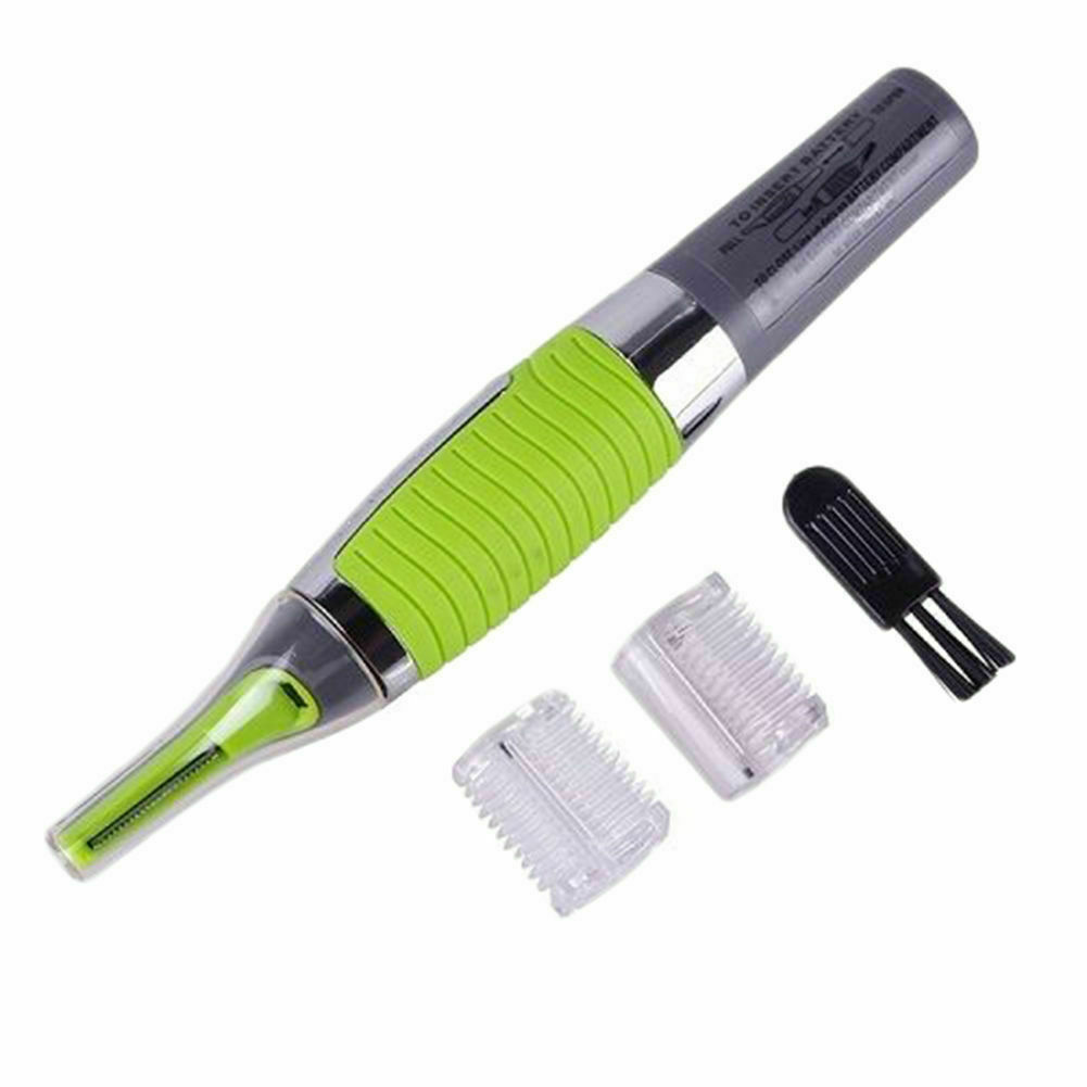 Hot Men Nose Ear Face Neck Eyebrow Hair Mustache Beard Trimmer Shaver Clipper US