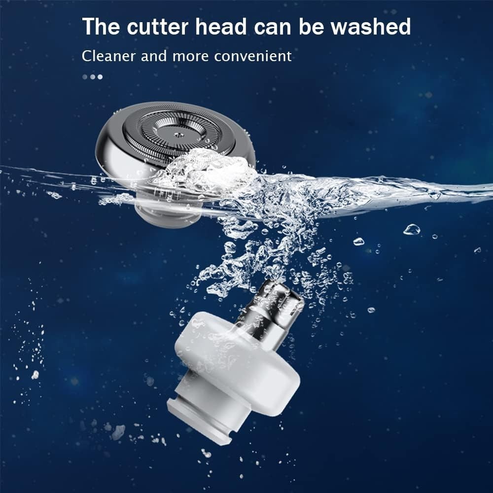 2 in1 Mini Portable Electric Travel Shaver-for Men USB Rechargeable Shaver Razor