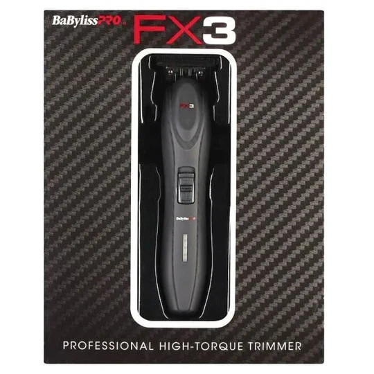 BABYLISS PRO FX3 PROFESSIONAL HIGH TORQUE TRIMMER – BLACK Fast Ship | Authorized