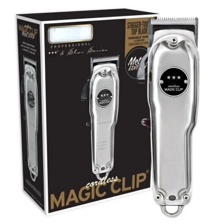 New Wahl Professional 8509 Series Metal Edition Cordless Magic Clip