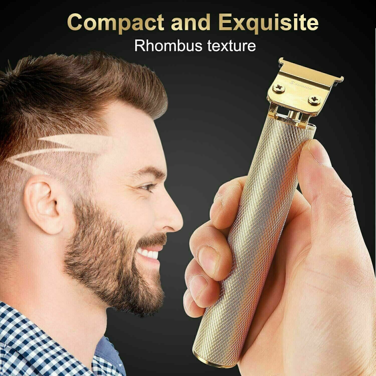Professional Trimmer Hair Clippers Cutting Beard Cordless Barber Shaving Machine