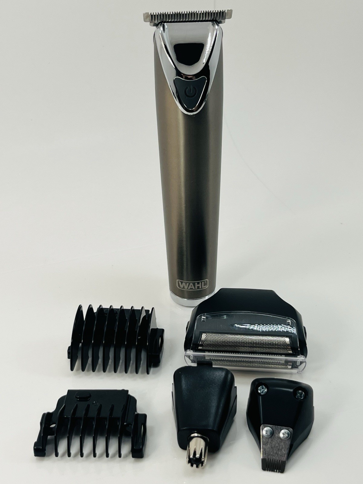 Wahl Stainless Steel Lithium Ion 2.0+ Beard Trimmer Kit Model 9864 Open Box