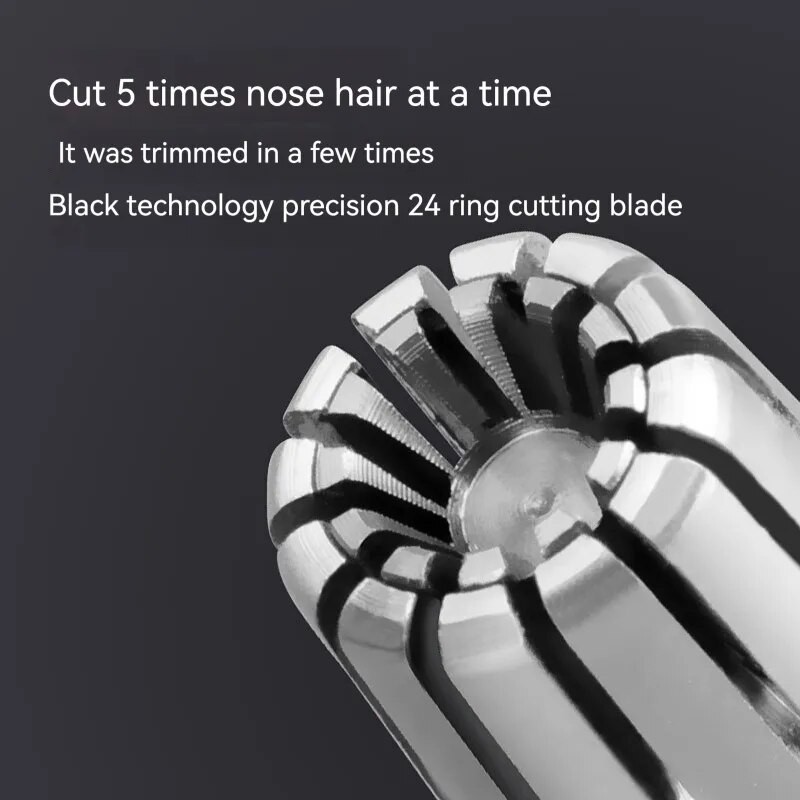 Washable Electric Nose & Ear Hair Trimmer Painless for Men