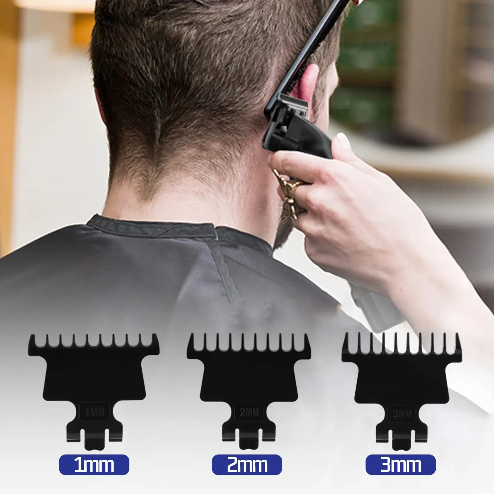 Kemei 2299 Barber Cordless Hair Trimmer 0mm Zero Gapped Carving