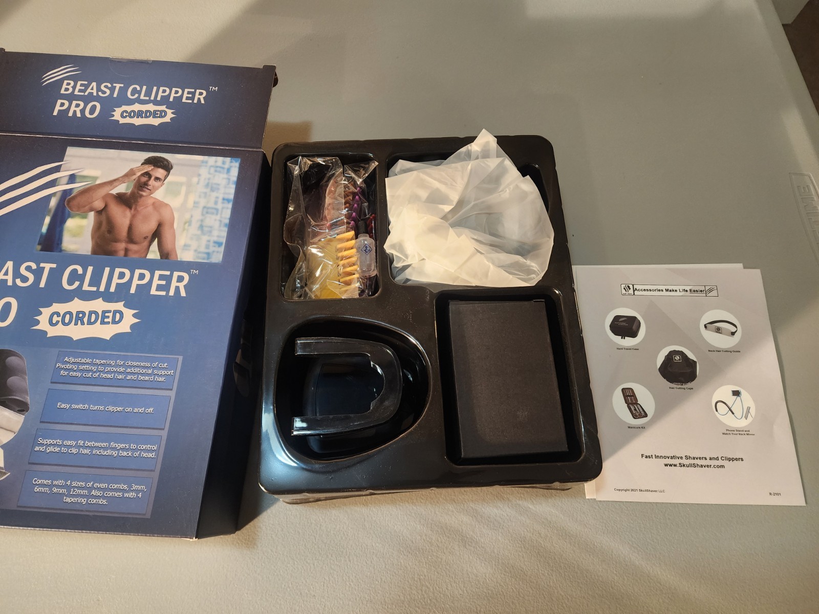 Beast Clipper Pro & Baby Beast Trimmer Combo Kit BRAND NEW Free Shipping