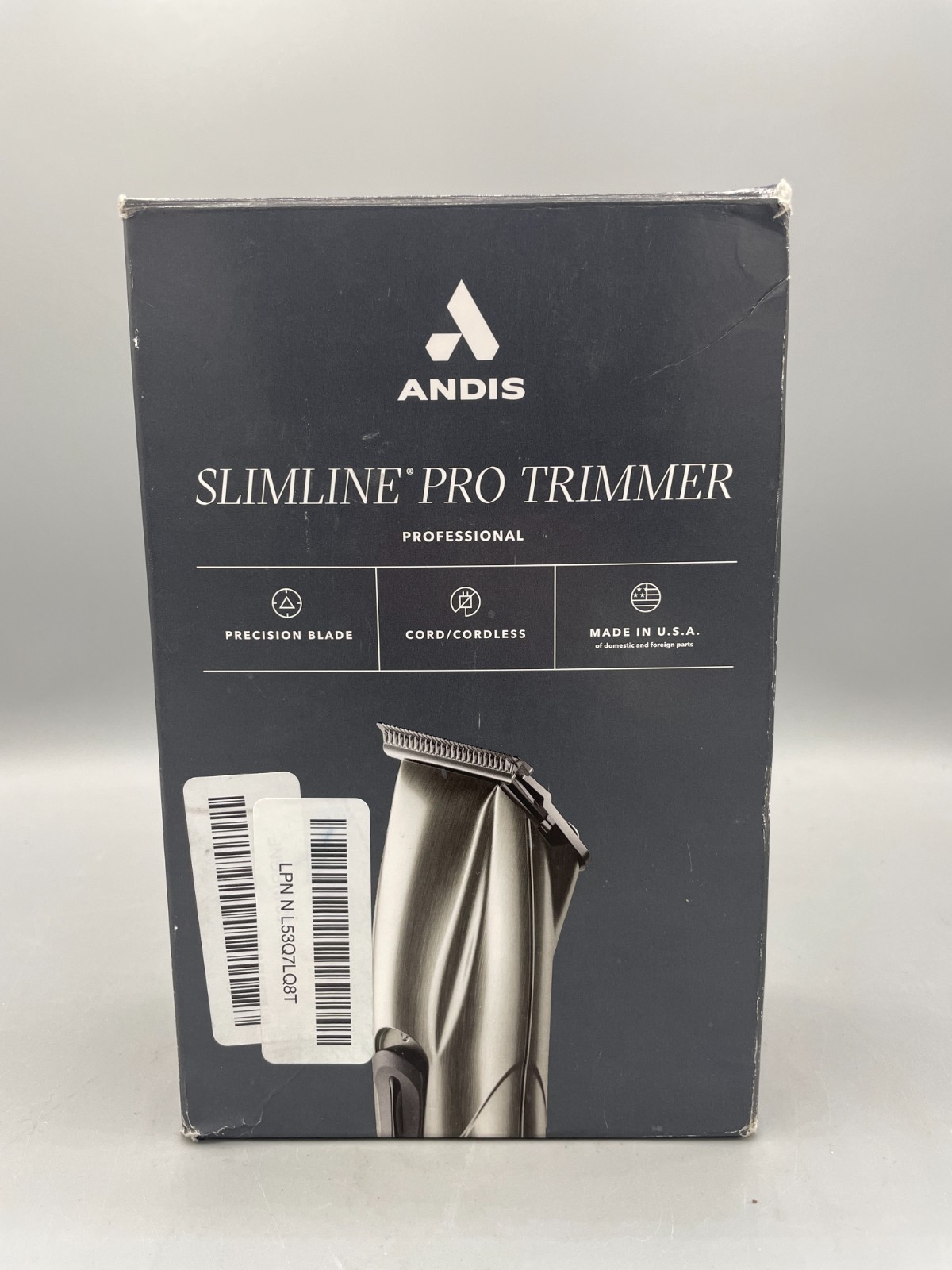 Andis 32810 Slimline Pro Beard Trimmer Lithium Ion T-Blade D-8 – Chrome (READ)