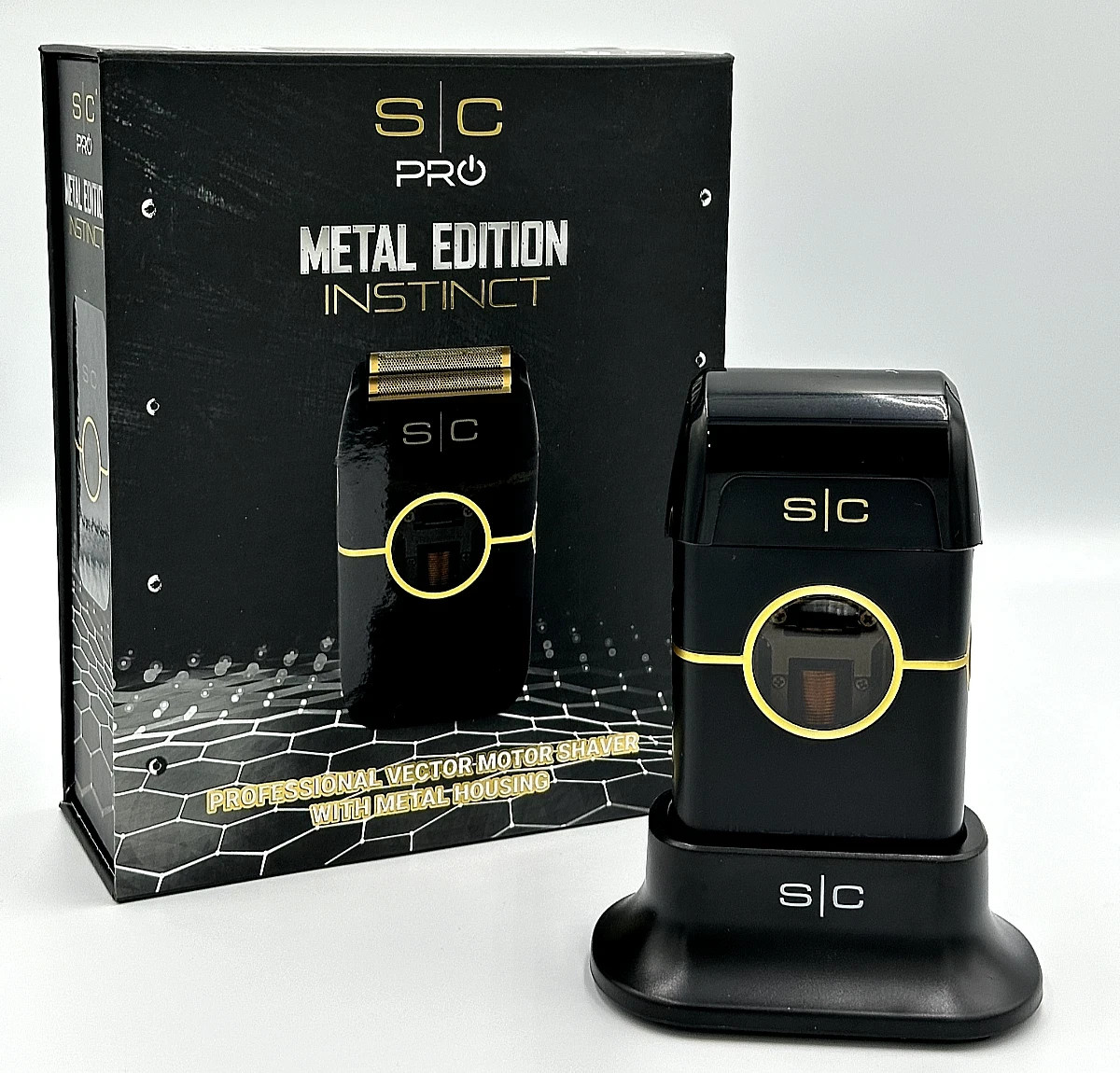 StyleCraft Instinct Metal Edition Clipper Trimmer Shaver SET- Black – BRAND NEW