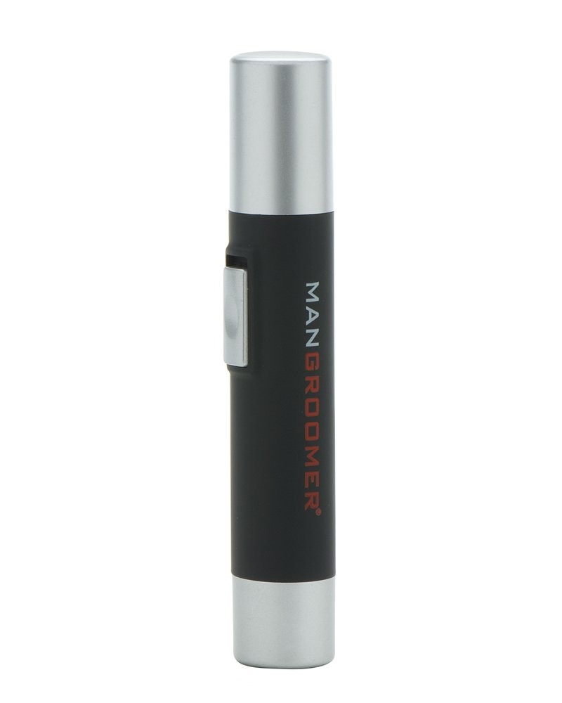 Silver and Black Hair Trimmer Hypoallergenic Stainless Steel Blades Wet Dry Use