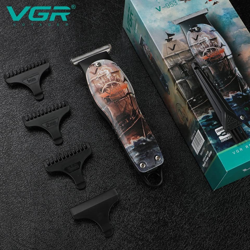 VGR V-953 Professional T-Blade Hair Trimmer for Men,V-953,Multicolour