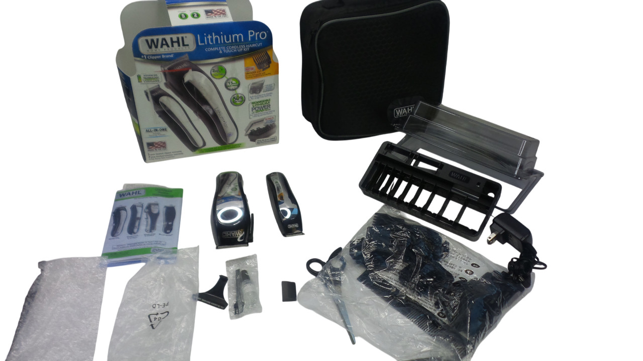 Wahl Lithium Ion Pro Men Cordless Haircut Kit Finishing Trimmer – Free shipping