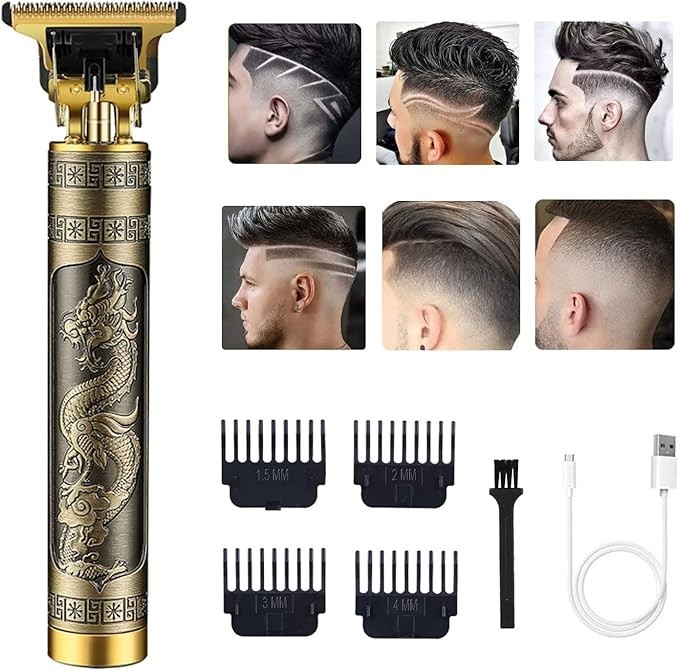 Vintage T9 Barbeador Dragon Beard Hair Trimmer Cutter Machine for Men