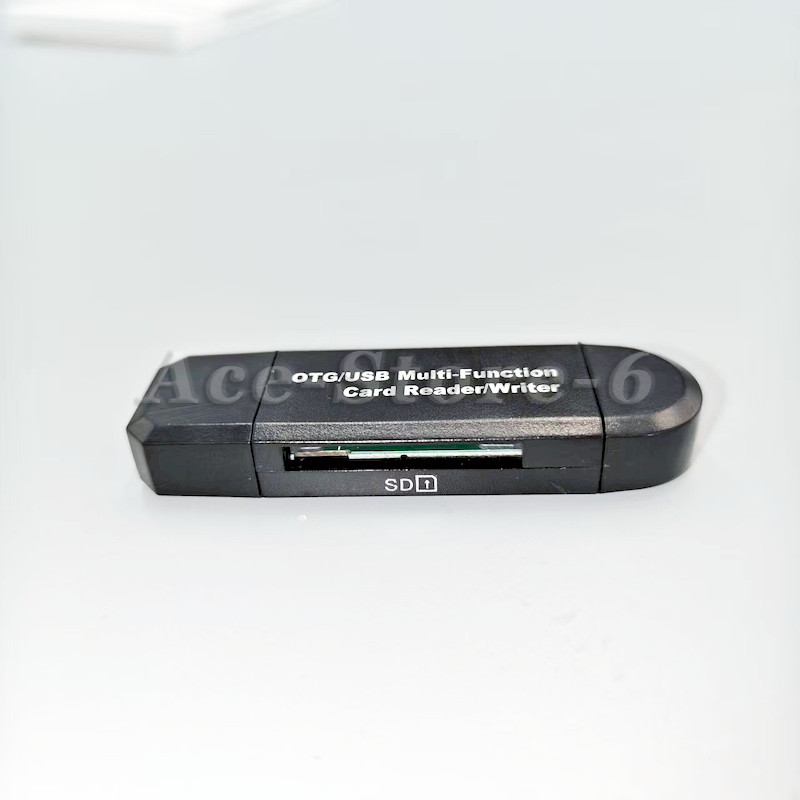 1PC Micro USB OTG to USB 2.0 Adapter SD/Micro SD Card Reader W/Standard USB Male